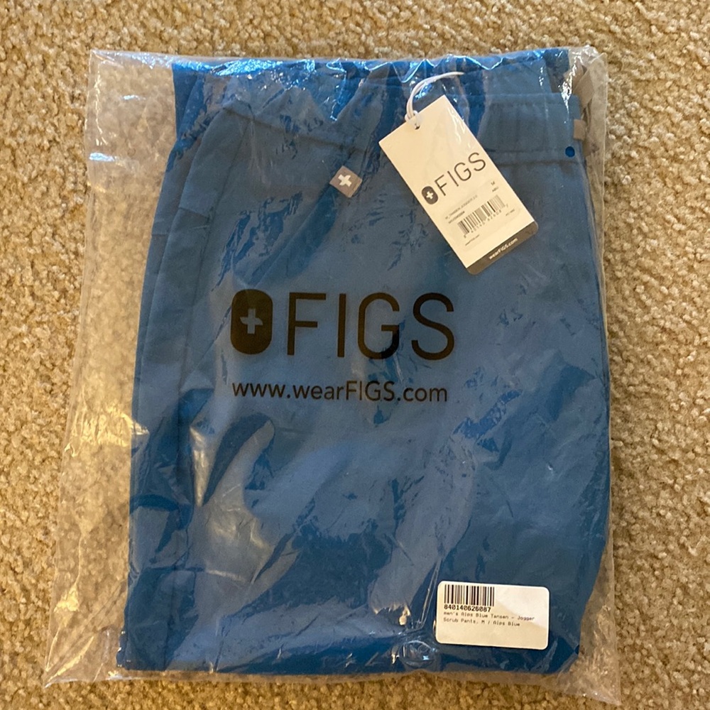 BRAND NEW men’s Alps blue TANSEN jogger scrub pants